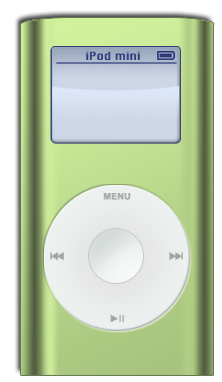 ipod mini green